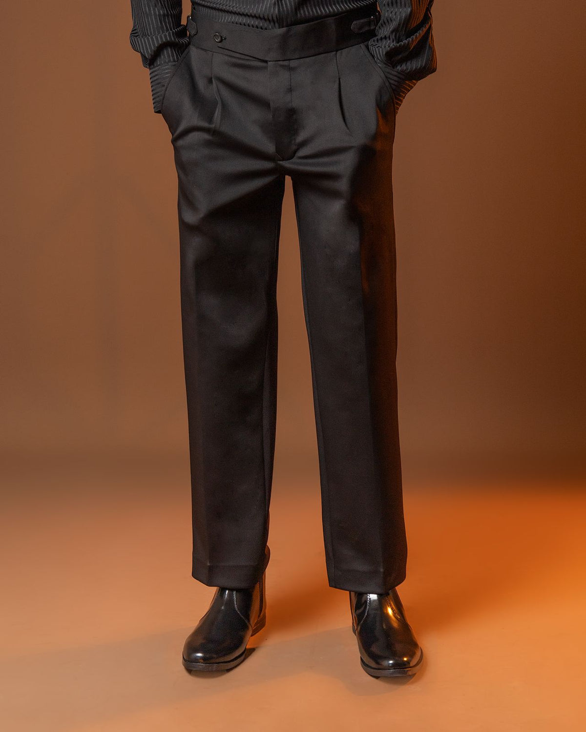 Men’s Black Bootcut Dress Pants – Bootcut Formal Trousers