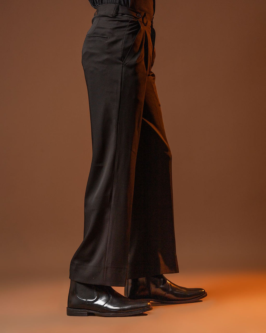 Men’s Black Bootcut Dress Pants – Bootcut Formal Trousers